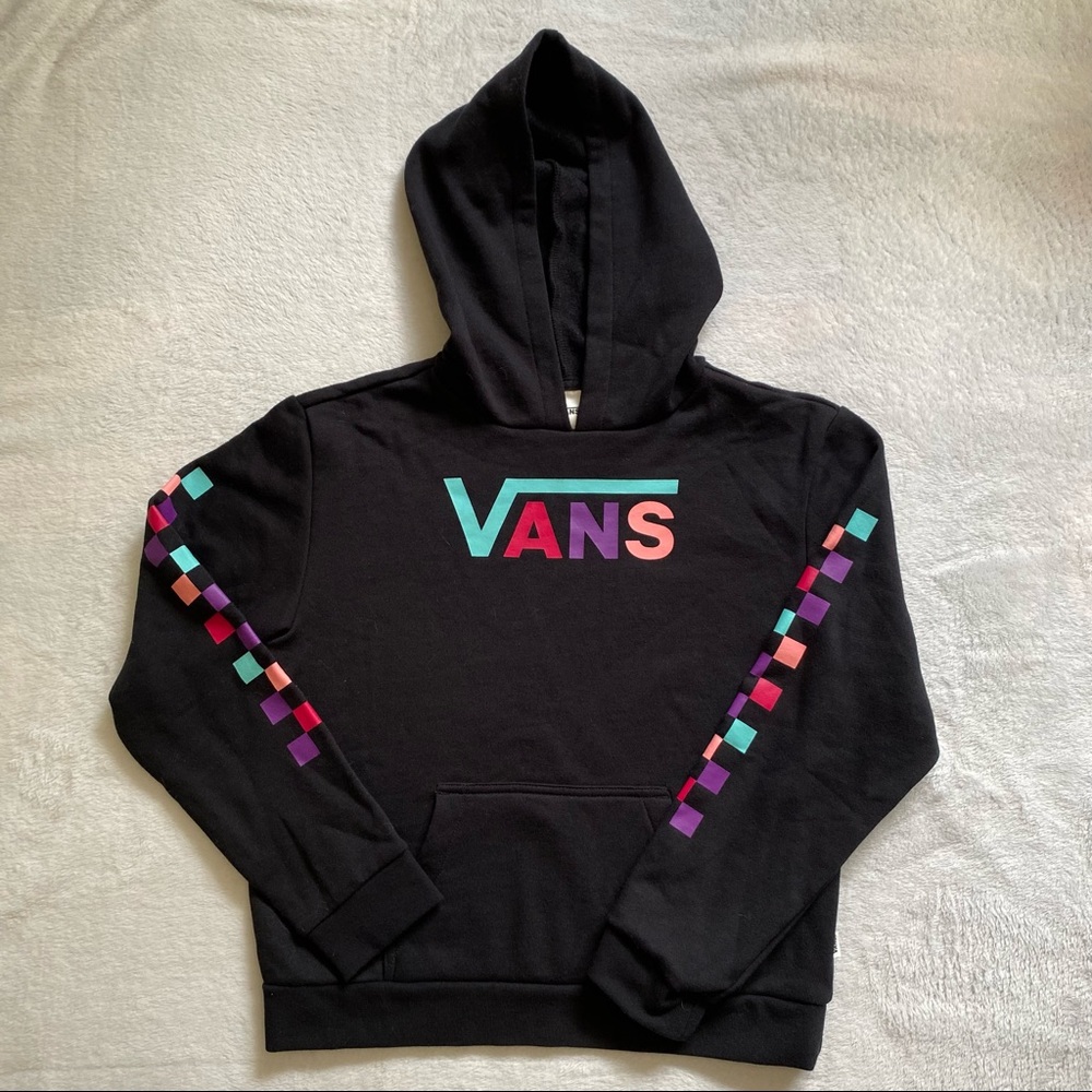 Vans Colorful Checkered Hoodie (Youth medium)